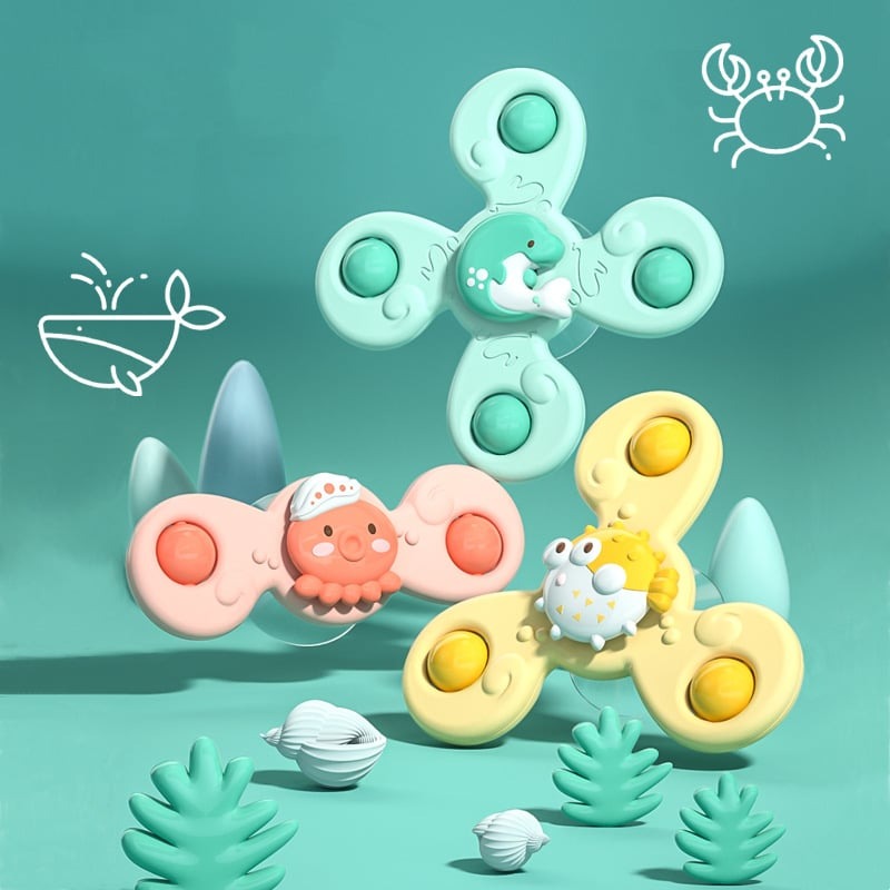 Sugekop-spinner - 3 stk.