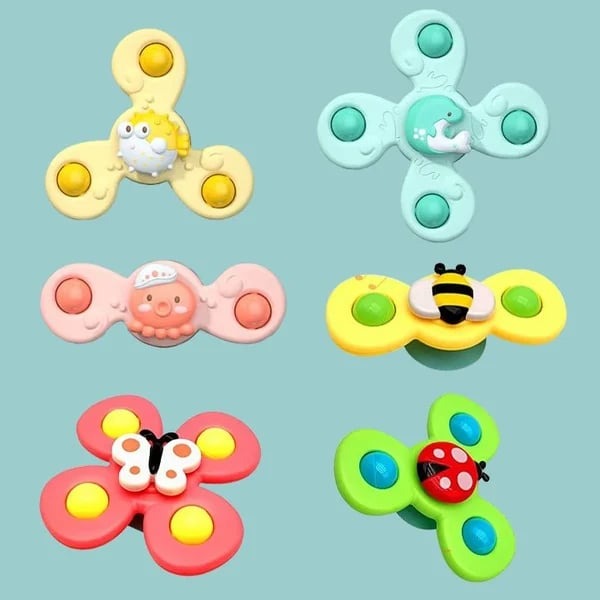 Sugekop-spinner - 3 stk.
