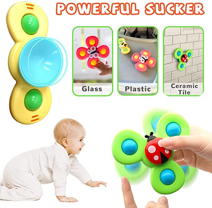 Sugekop-spinner - 3 stk.