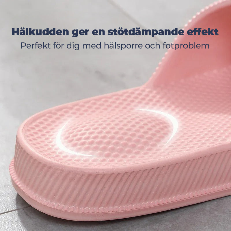 Tøfler til hælspore, plantar fasciit og ømme fødder