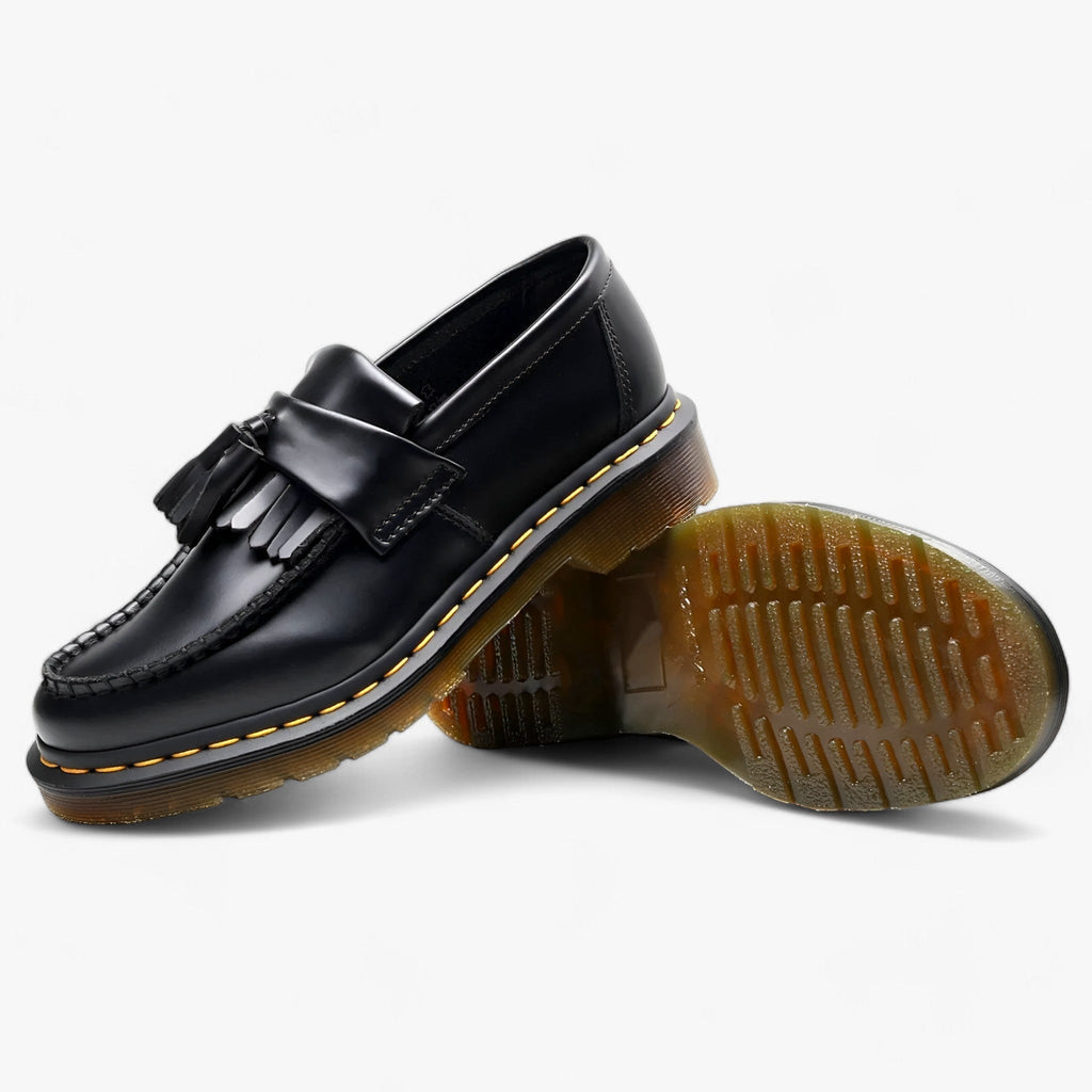 Tassel loafers: Poleret stil med rund tå