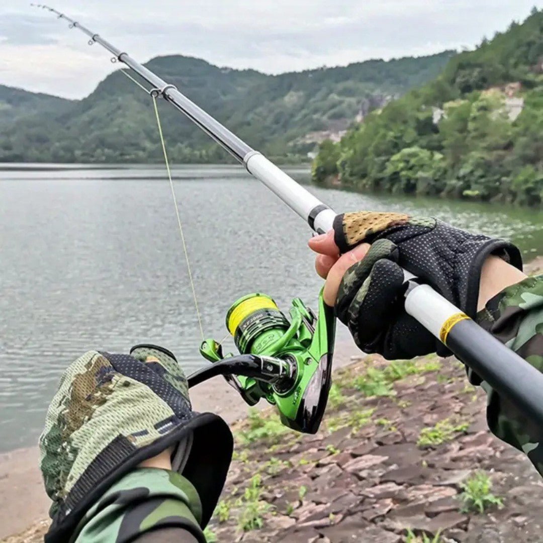 Teleskopisk fiskestang i kulfiber