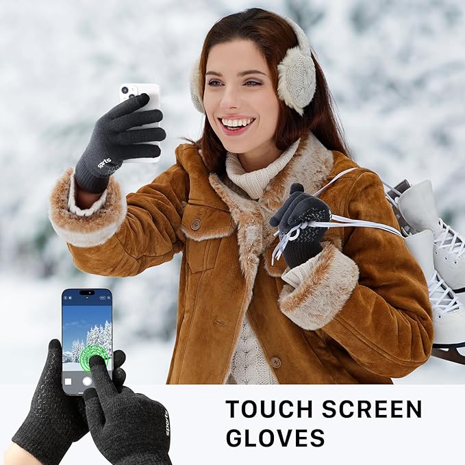 Termo touchscreen-vinterhandsker