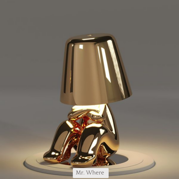Trådløs bordlampe – Genopladelig LED-designerlampe med dæmpbart lys (varm hvid)