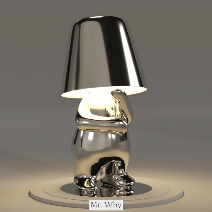 Trådløs bordlampe – Genopladelig LED-designerlampe med dæmpbart lys (varm hvid)