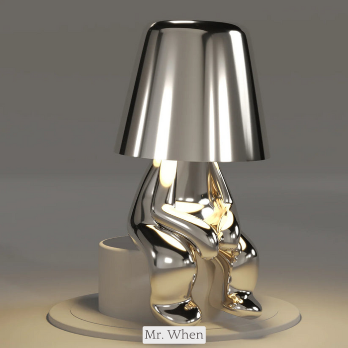 Trådløs bordlampe – Genopladelig LED-designerlampe med dæmpbart lys (varm hvid)