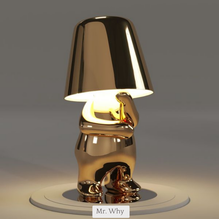 Trådløs bordlampe – Genopladelig LED-designerlampe med dæmpbart lys (varm hvid)