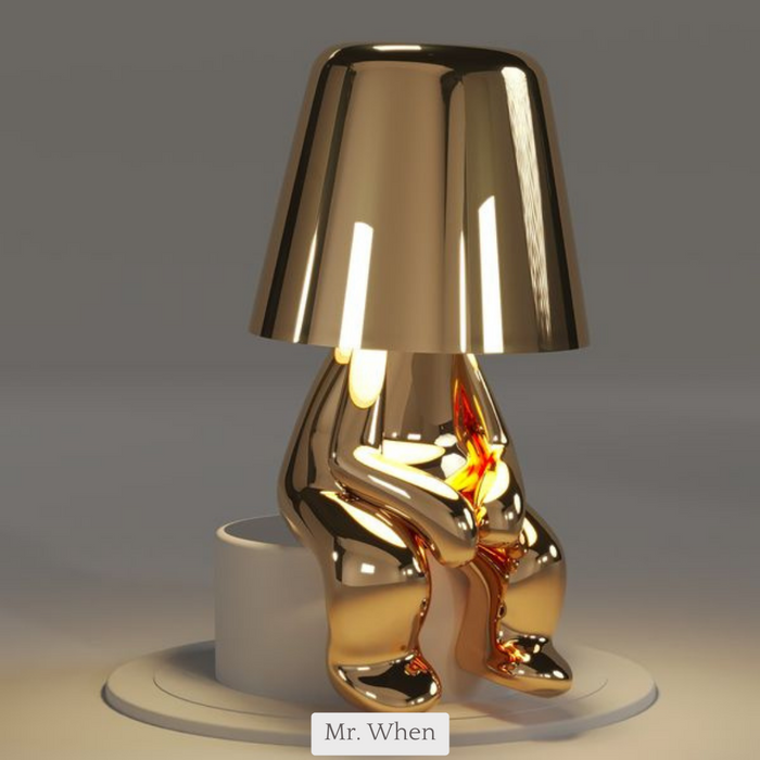 Trådløs bordlampe – Genopladelig LED-designerlampe med dæmpbart lys (varm hvid)