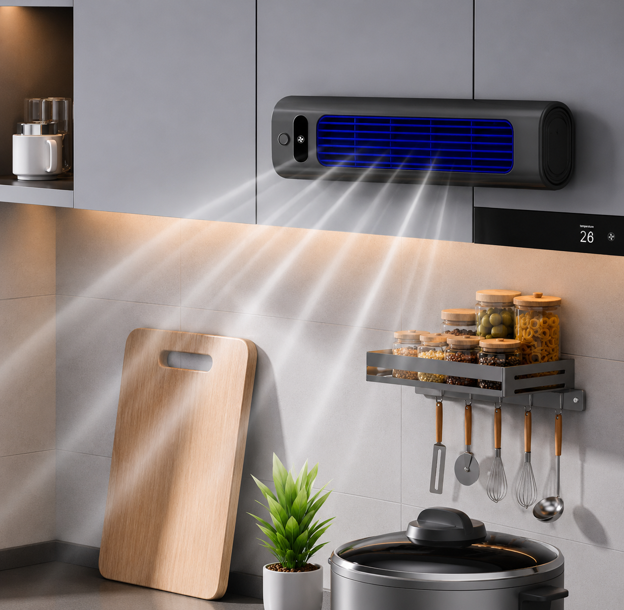 Trådløs genopladelig aircondition