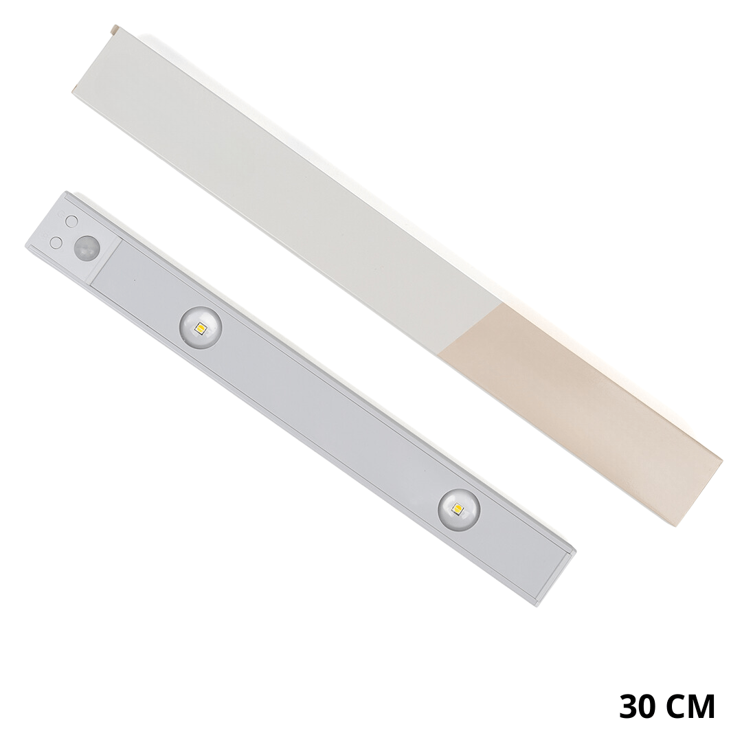 Trådløs LED-lampe med bevægelsessensor