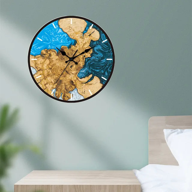 Transparent akrylvægur | Moderne design - Lydløst - Nem montering