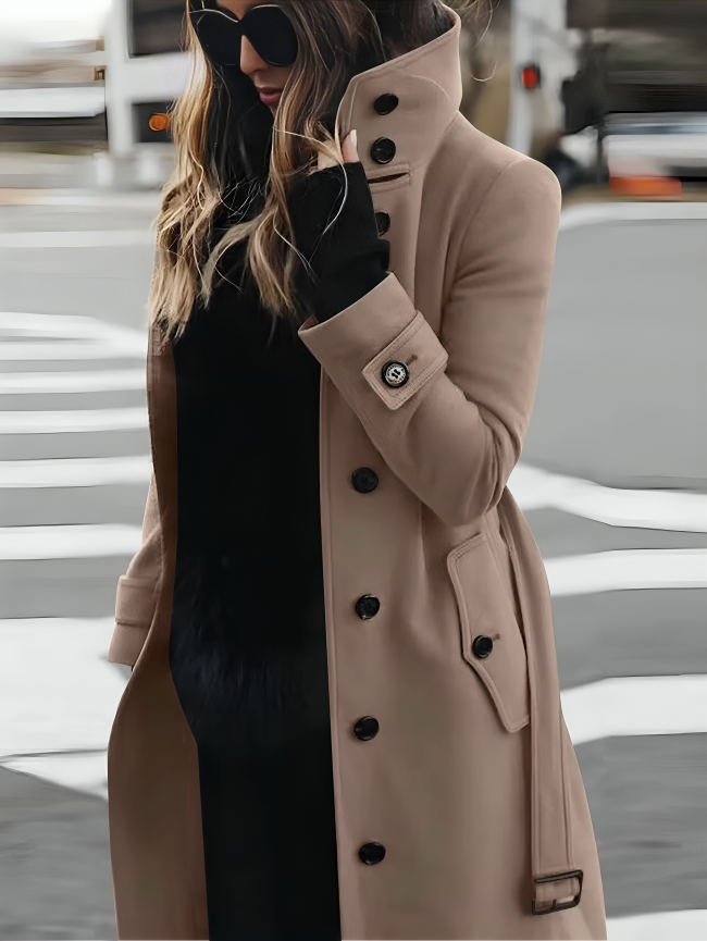 Trenchcoat med bælte til damer