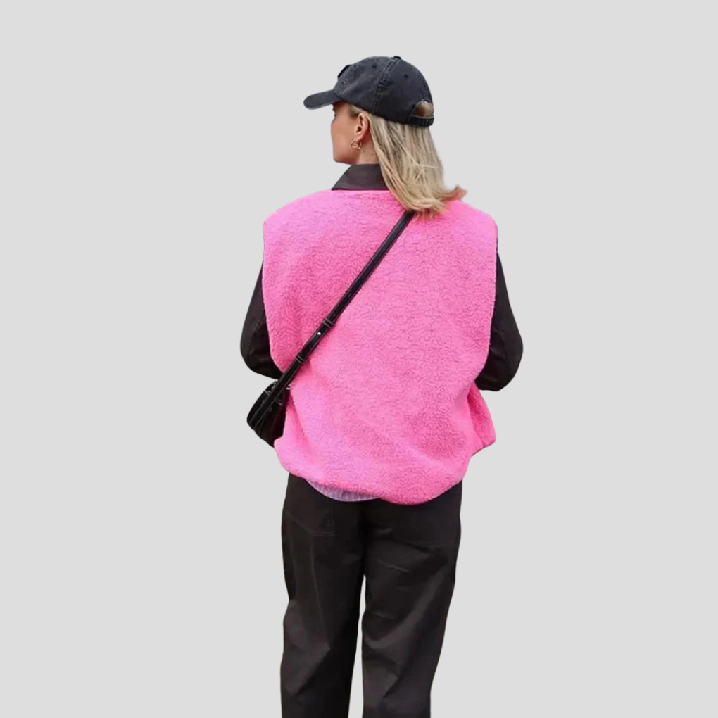 Trendy uldvest til damer