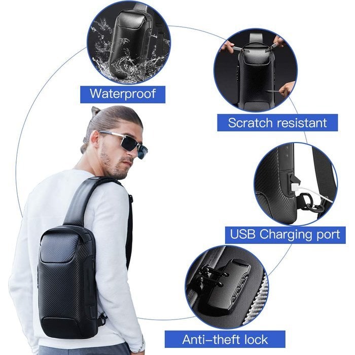 Tyverisikret slingtaske