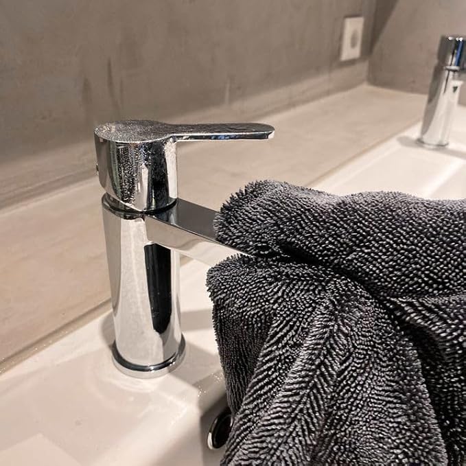 Ultraabsorberende mikrofiberklud til stribefri aftørring