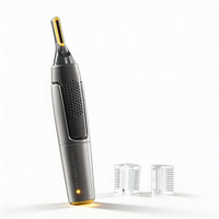 Ultrafin præcisionstrimmer | Mikro-oscillerende blade | Titanium-rustfrit stål-teknologi | Indbygget LED-belysning | Ergonomisk design