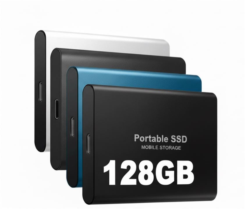 Ultrahurtig 128 GB SSD med kompakt og robust design