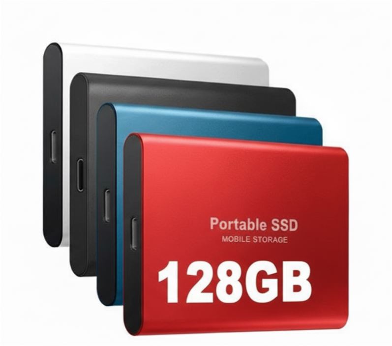 Ultrahurtig 128 GB SSD med kompakt og robust design