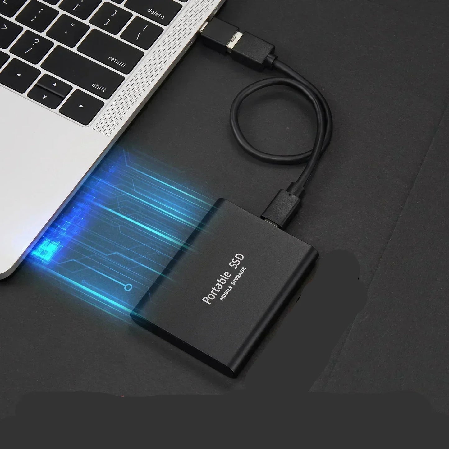 Ultrahurtig 128 GB SSD med kompakt og robust design