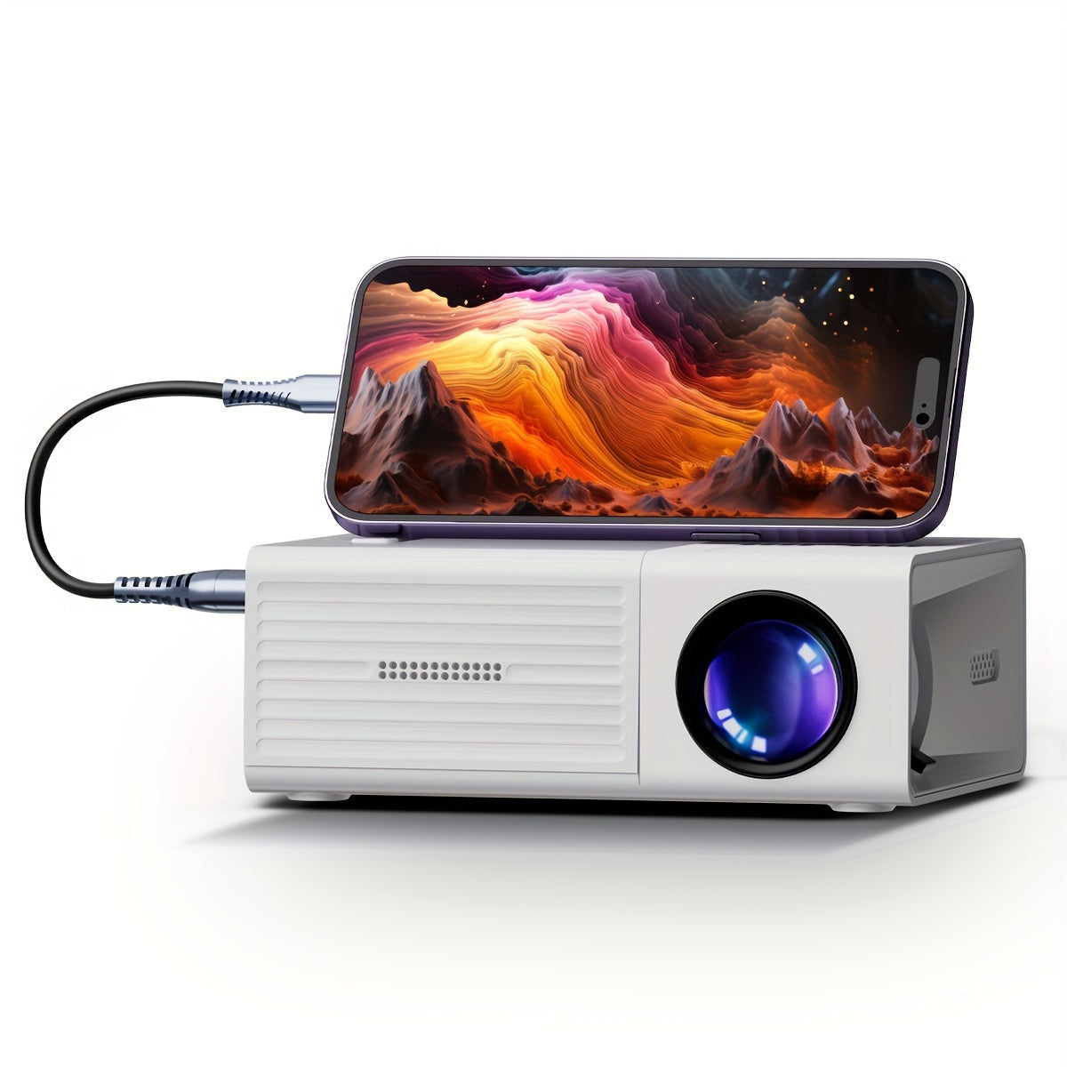 Ultrakompakt miniprojektor (3000 lumen)