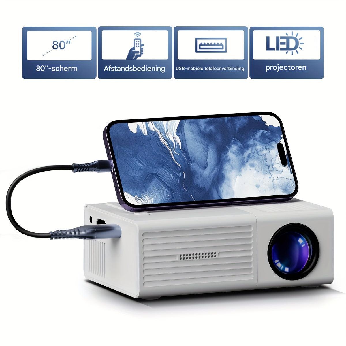 Ultrakompakt miniprojektor (3000 lumen)