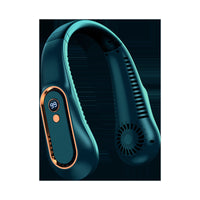 Unisex bærbar halsventilator med digitalt display