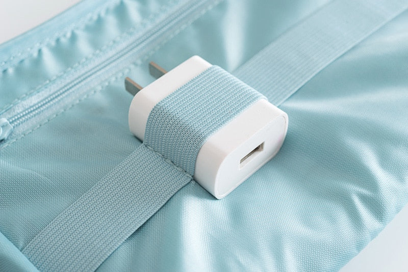 Unisex kompakt vandtæt elektronik-organizertaske