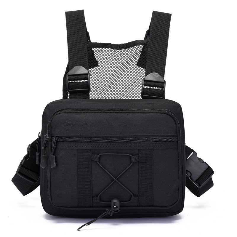 Unisex taktisk brysttaske - Vandafvisende outdoor-udstyr
