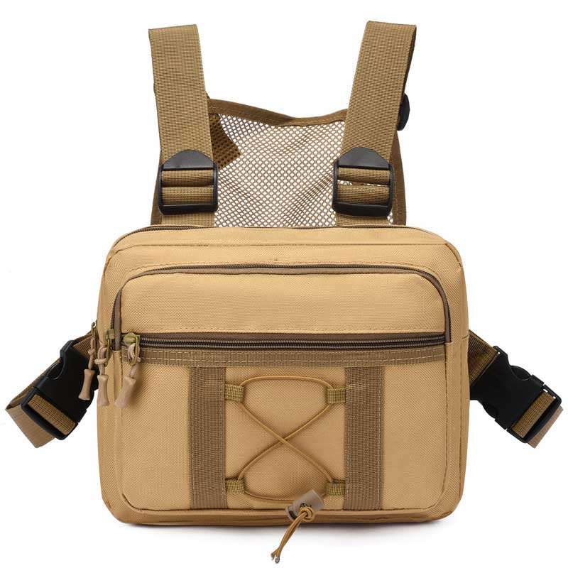 Unisex taktisk brysttaske - Vandafvisende outdoor-udstyr
