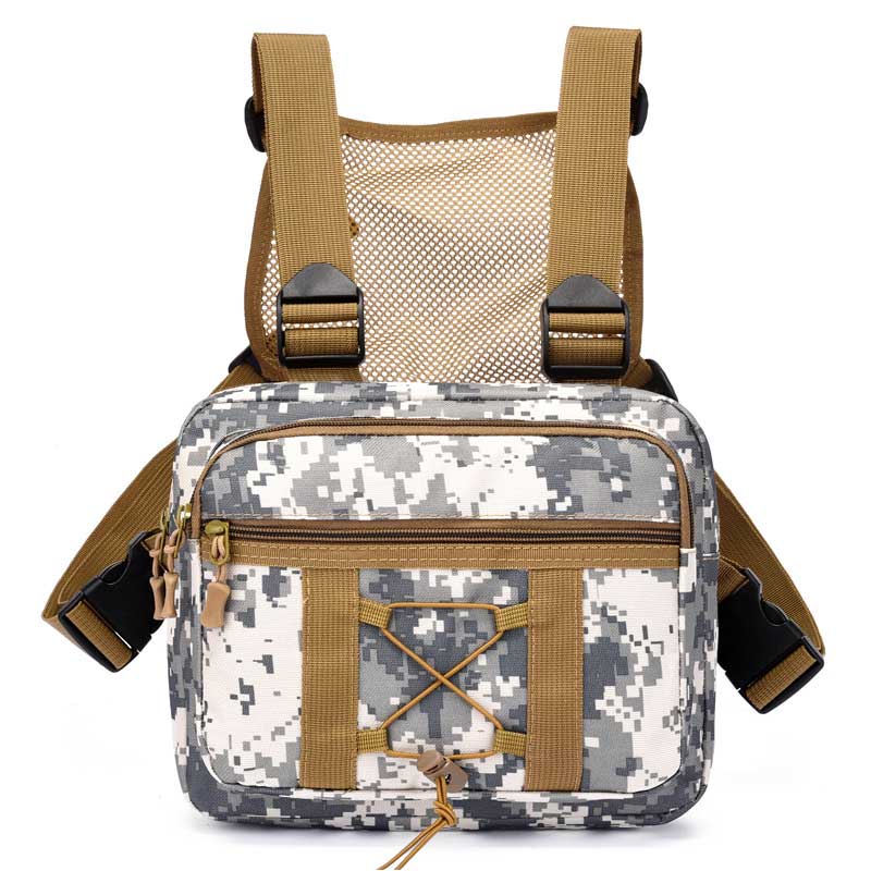 Unisex taktisk brysttaske - Vandafvisende outdoor-udstyr