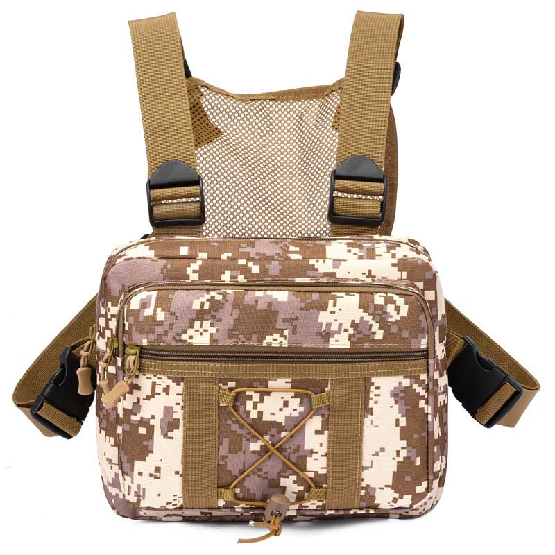 Unisex taktisk brysttaske - Vandafvisende outdoor-udstyr