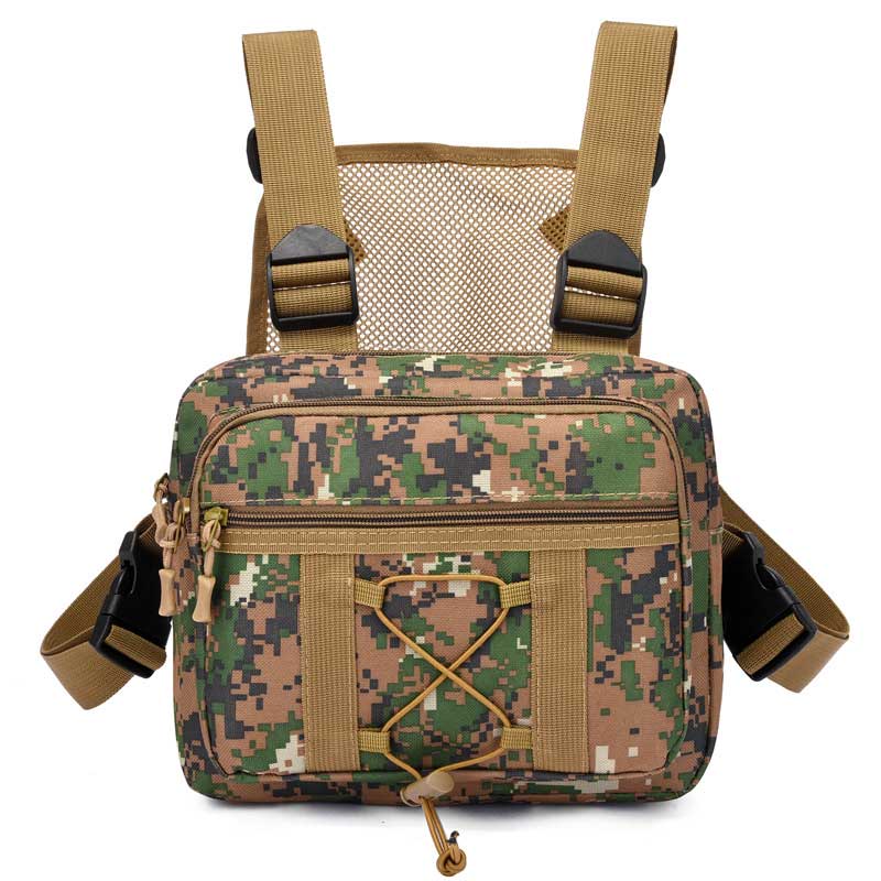 Unisex taktisk brysttaske - Vandafvisende outdoor-udstyr