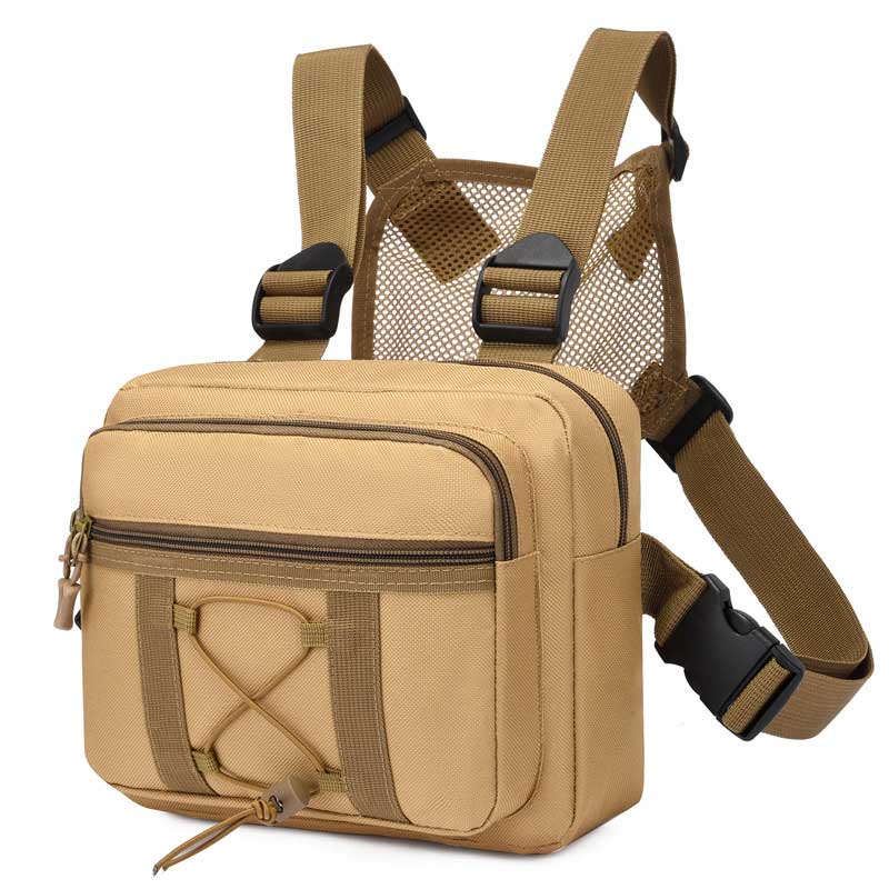 Unisex taktisk brysttaske - Vandafvisende outdoor-udstyr