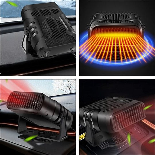 Universel 12V bilvarmer og ventilator til alle årstider