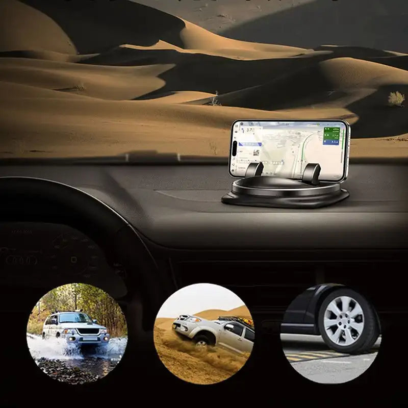 Universel mobilholder til bilen - 360° rotation