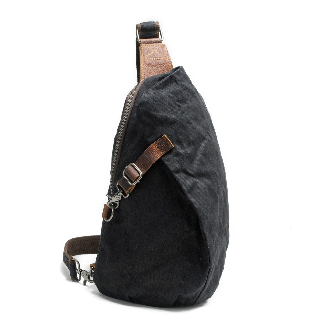 Vandafvisende canvas-crossbodytaske med tyverisikker lomme – multifunktionel