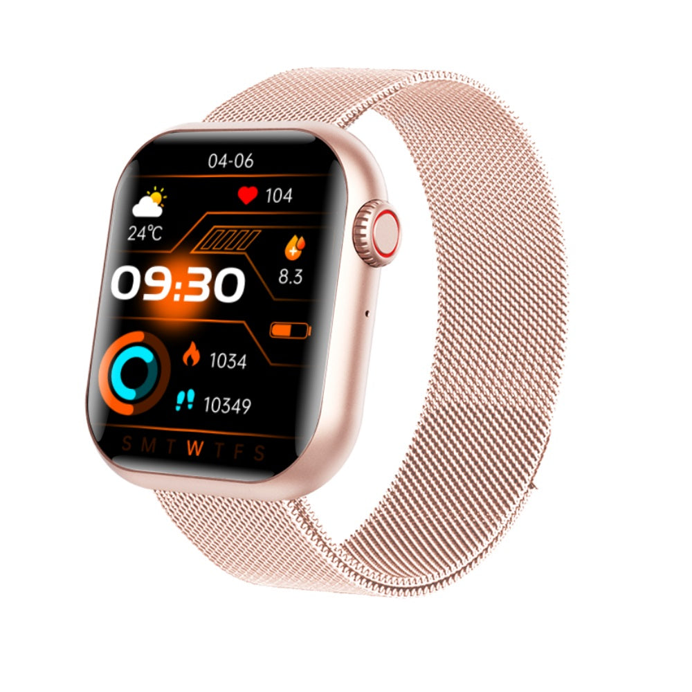 Vandtæt smartwatch med måling af blodsukker, blodtryk og iltmætning samt søvnovervågning