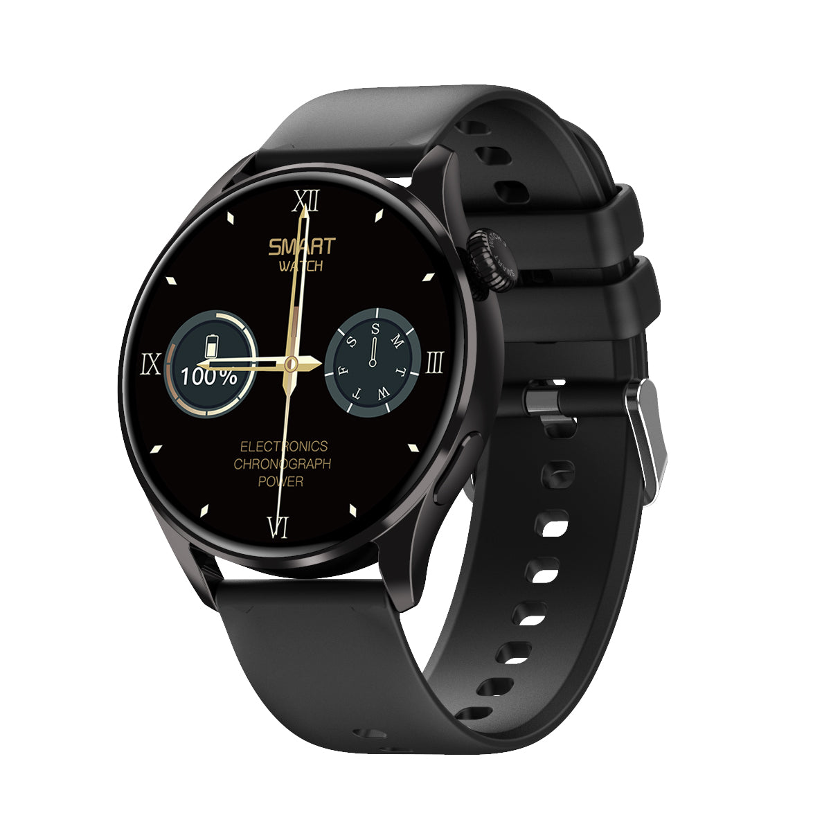 Vandtæt smartwatch med måling af blodsukker, blodtryk og iltmætning samt søvnovervågning