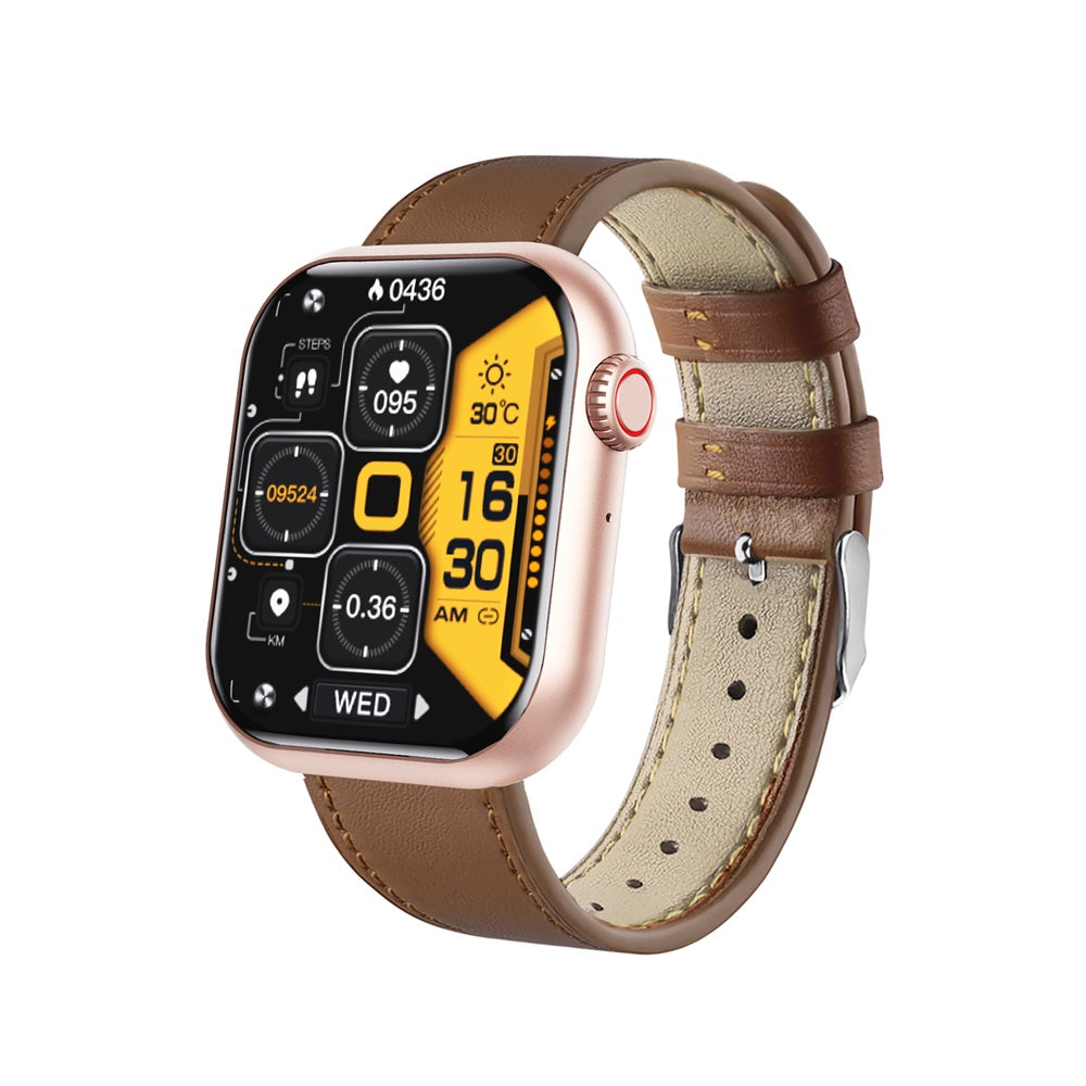 Vandtæt smartwatch med måling af blodsukker, blodtryk og iltmætning samt søvnovervågning