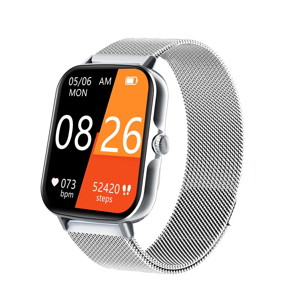 Vandtæt smartwatch med måling af blodsukker, blodtryk og iltmætning samt søvnovervågning
