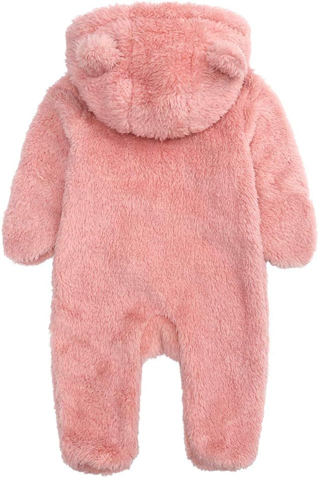 Varm babyheldragt med hætte