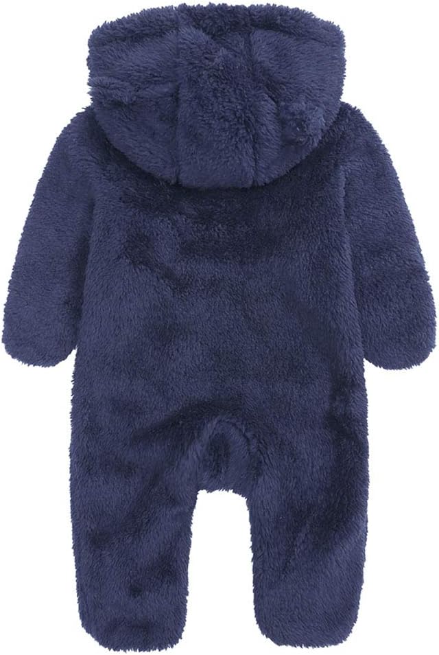 Varm babyheldragt med hætte