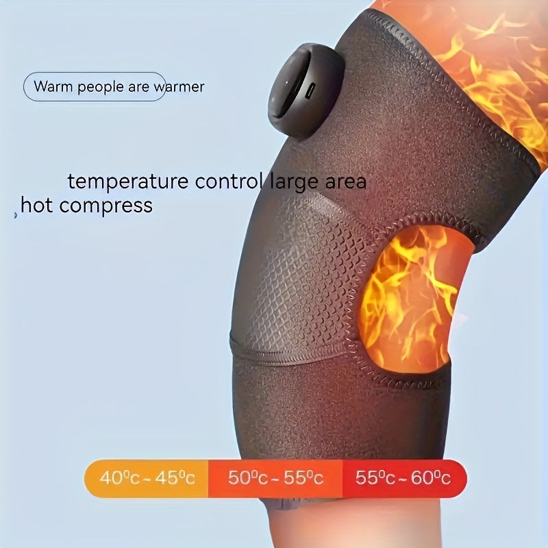 Varmebandage - 3-i-1 varme og vibration til knæ, skulder og albue