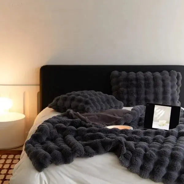 Varmende tæppe - varmt tæppe til vinteren - sofa