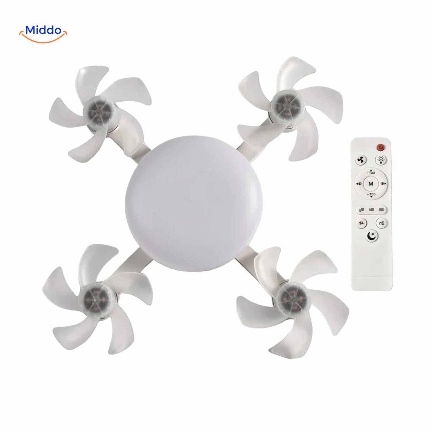 Ventilatorlampe | LED, E27-fatning og stilfuldt loftsdesign