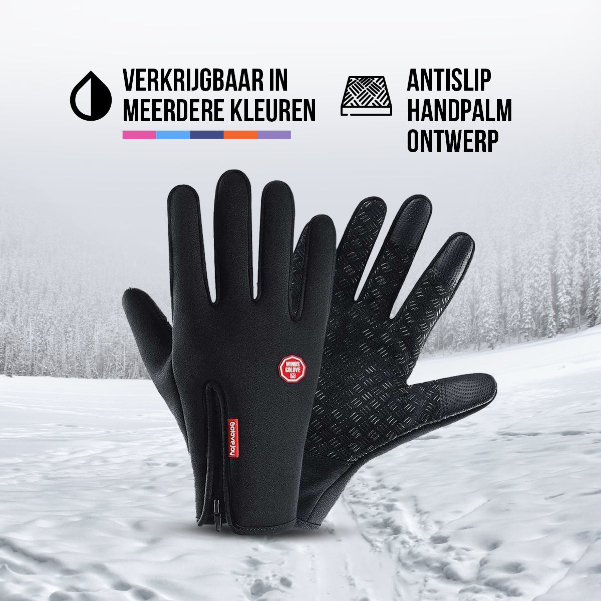 Vindtætte termohandsker
