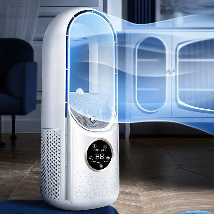 Vingeløs, lydsvag bærbar aircondition til hjemmet og kontoret