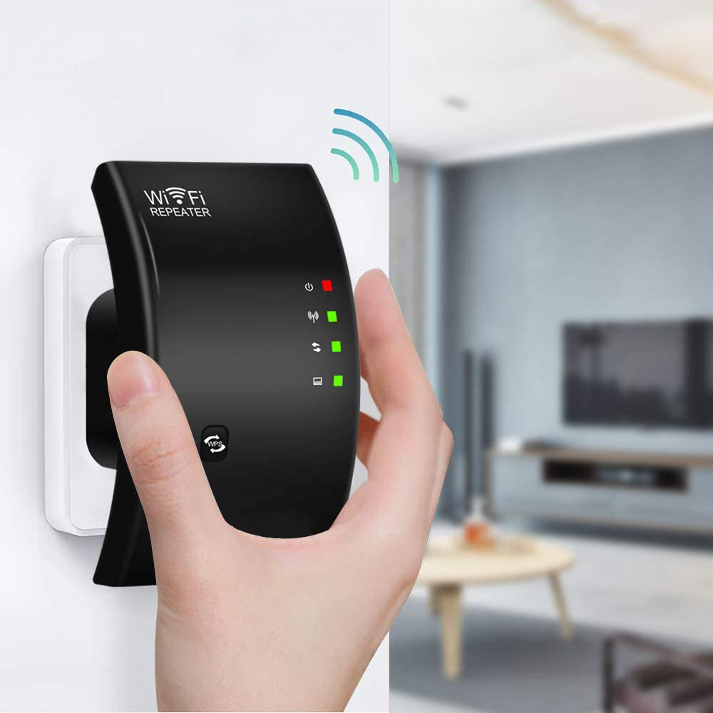 WiFi-booster - Trådløs WiFi-forstærker til hurtigt internet